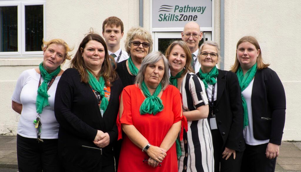 Pathway Group Burslem - Team Photo outside centre