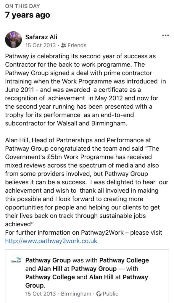 Safaraz Ali - Pathway Group - CAEHRS