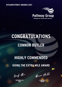 Going the Extra Mile Award