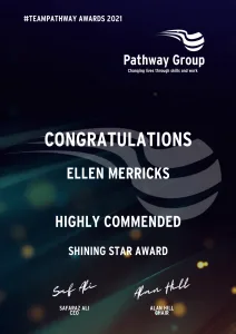 Ellen Merricks - Shining Star Award